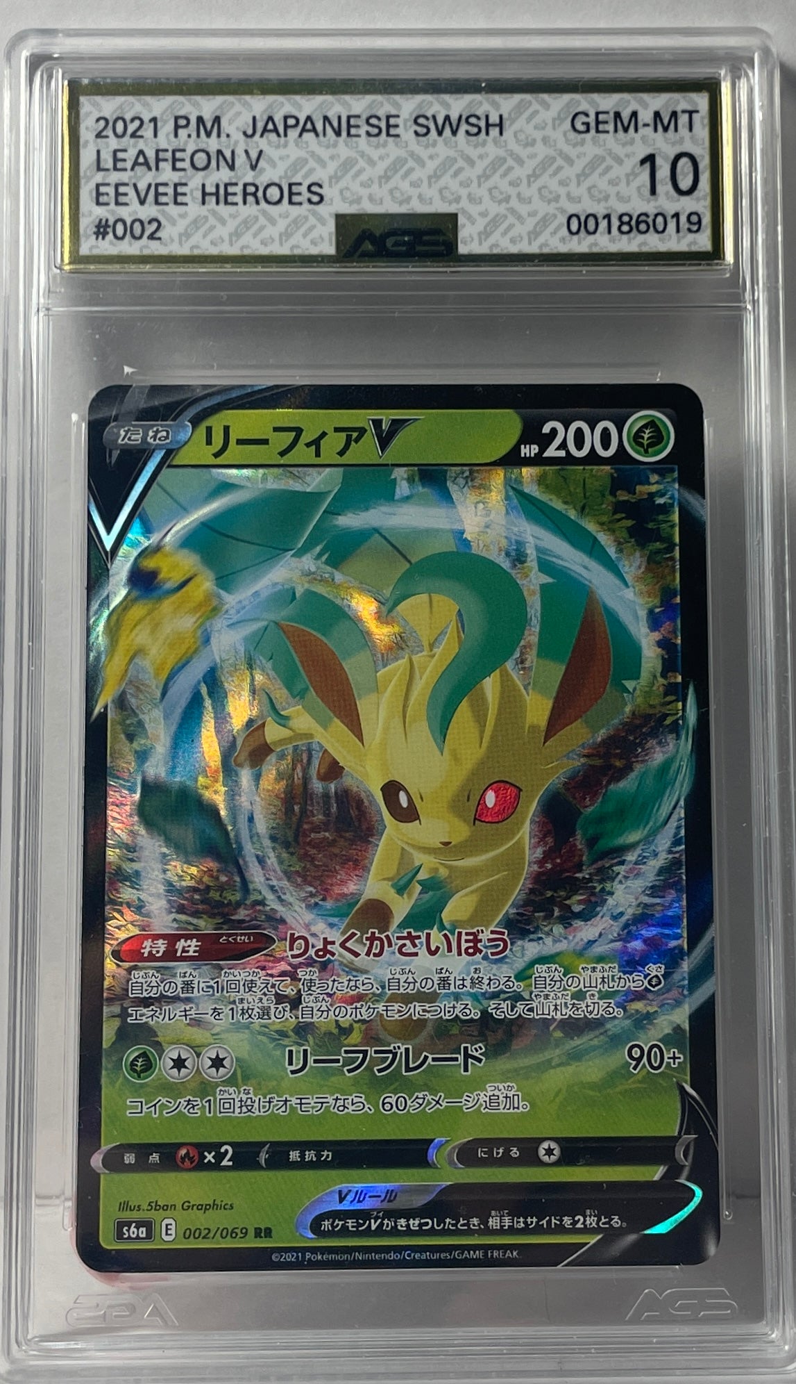 Leafeon V AGS GM 10